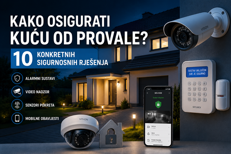 Kako osigurati kuću od provale