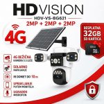 HDVISION 4G BEŽIČNA AI KAMERA SA SOLARNIM PANELOM HDV-VS-BG621