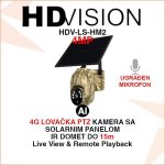 HDVISION 4G ROTACIJSKA KAMERA ZA LOV SA SOLARNIM PANELOM HDV-LS-HM2