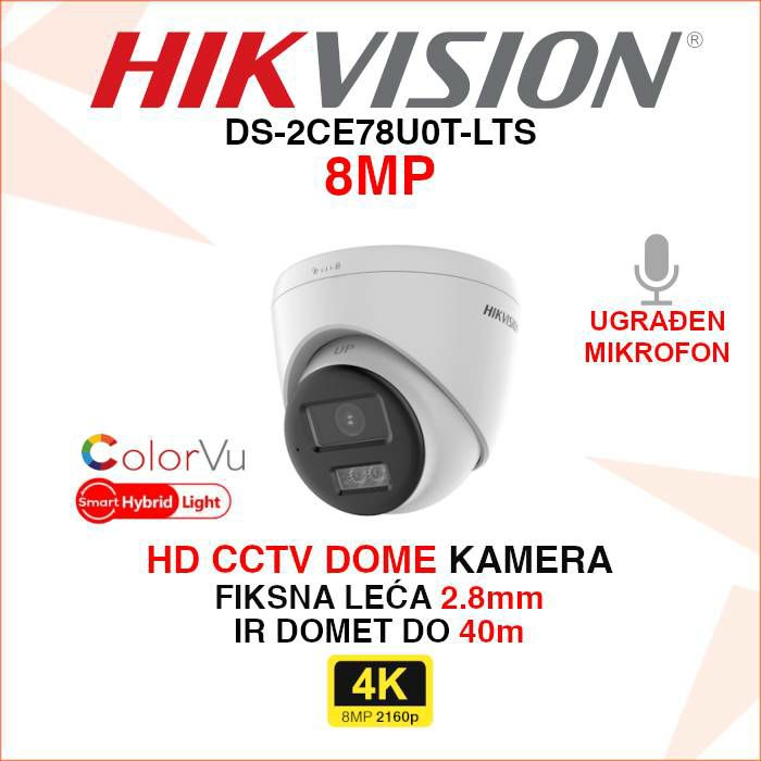 hikvision-4k-smart-hybrid-light-dome-cctv-kamera-ds-2ce78u0t-ds-2ce78u0t-lts_1 HIKVISION 4K SMART HYBRID LIGHT DOME CCTV KAMERA DS-2CE78U0T-LTS - Slika 1
