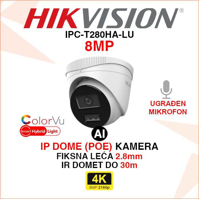 hikvision-4k-smart-hybrid-light-ip-poe-kamera-ipc-t280ha-lu-ipc-t280ha-lu_12264 HIKVISION 4K SMART HYBRID LIGHT IP POE KAMERA IPC-T280HA-LU - Slika 1