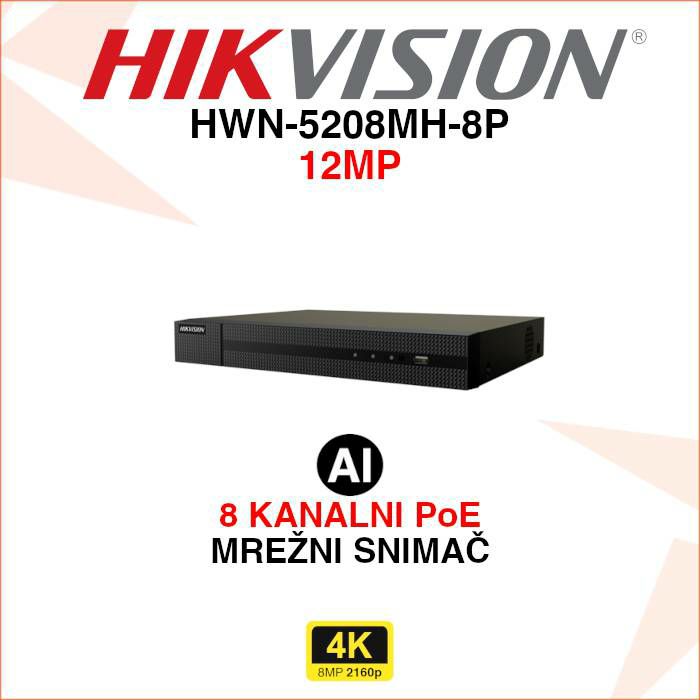 hikvision-8-kanalni-4k-poe-mrezni-video-snimac-hwn-5208mh-8p-hwn-5208mh-8p_1 HIKVISION 8 KANALNI 4K POE MREŽNI VIDEO SNIMAČ HWN-5208MH-8P - Slika 1