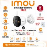 IPC-S3EP-5M0WE IMOU BULLET 3 5MP WiFI KAMERA S AKTIVNOM OBRANOM