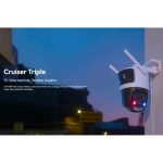 IPC-S7UP-11M0WED IMOU CRUISER TRIPLE ROTACIJSKA WIFI KAMERA SA 3 LEĆE - Slika 2