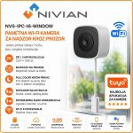 NIVIAN PAMETNA WI-FI KAMERA ZA NADZOR KROZ PROZOR NVS-IPC-I6-WINDOW