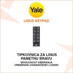 YALE TIPKOVNICA ZA PAMETNU BRAVU YALE LINUS KEYPAD